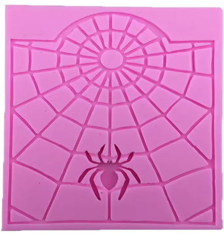 Molde de silicona tela de araña