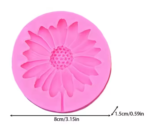 Molde de silicona Margarita 8 cm
