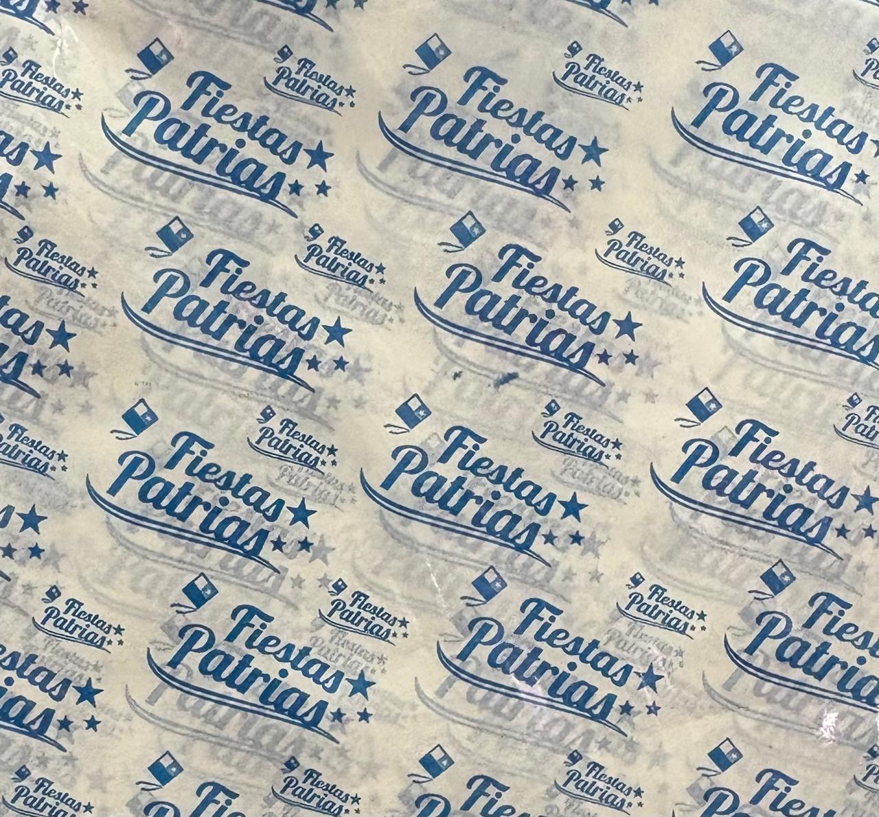 Papel Anti grasa Fiestas Patrias