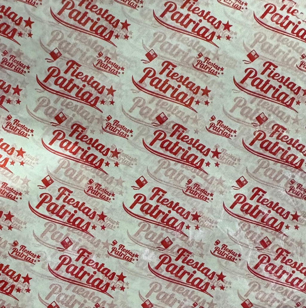 Papel Anti grasa Fiestas Patrias