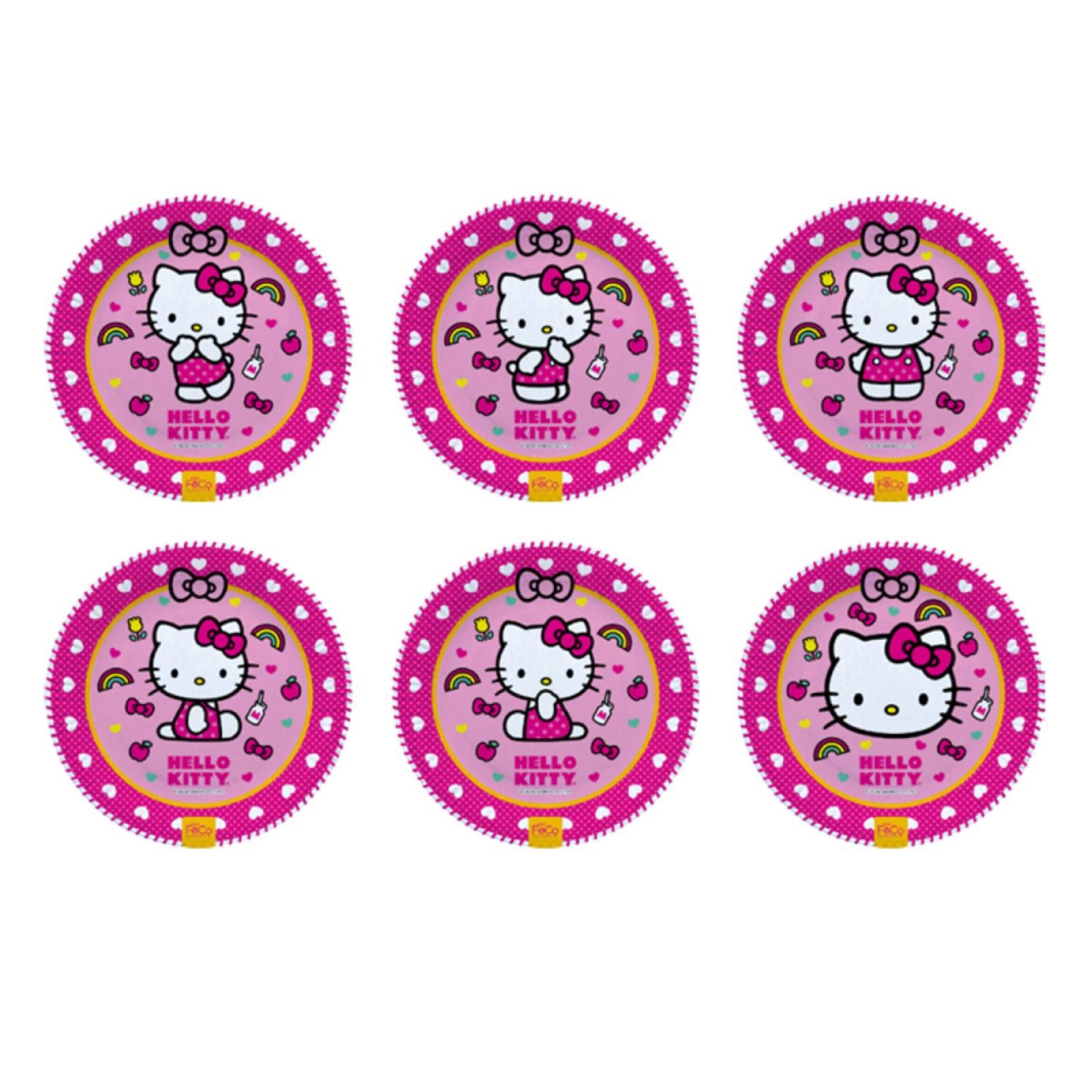 Platos Hello Kitty 6un
