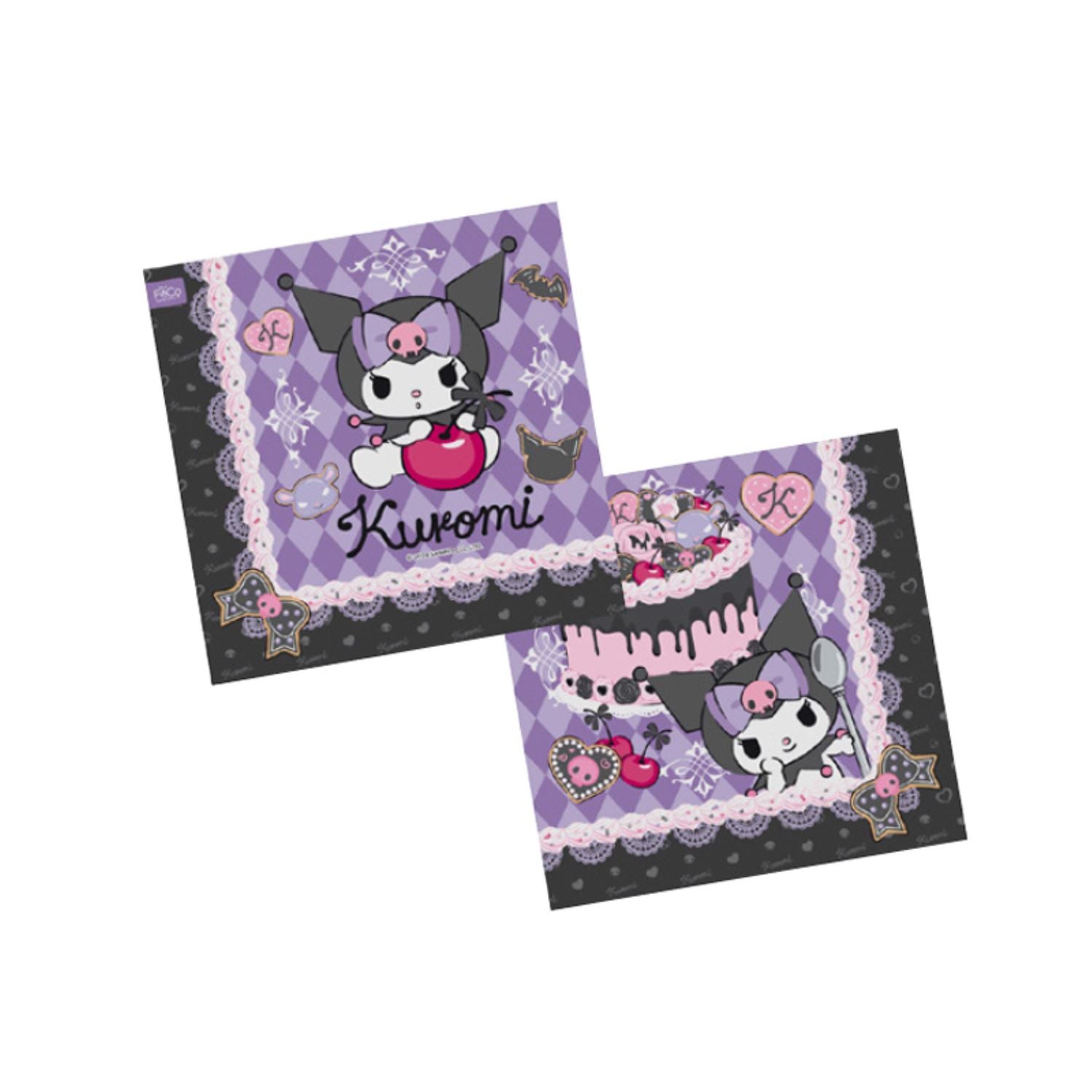 Servilletas Kuromi 12un 33x33 cm