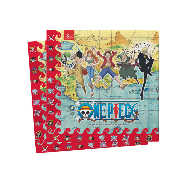 Servilletas One Piece 12un 33x33cm