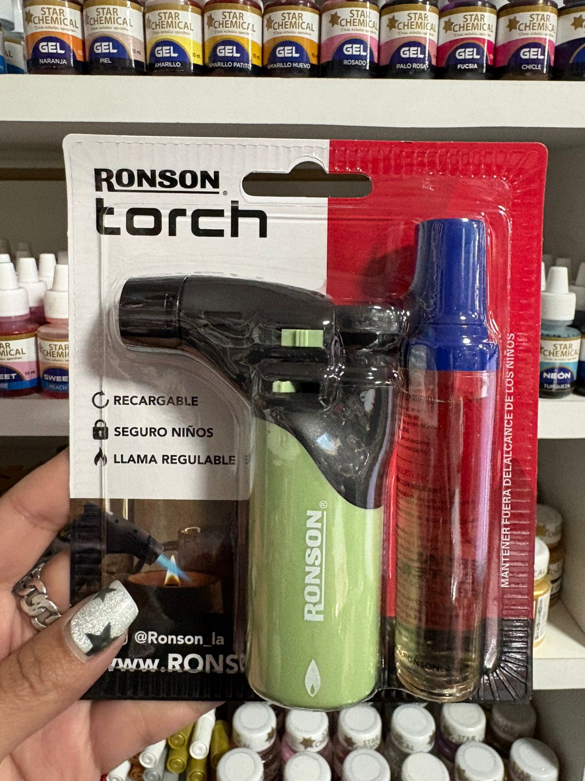 Soplete cocina ronson torch con recarga