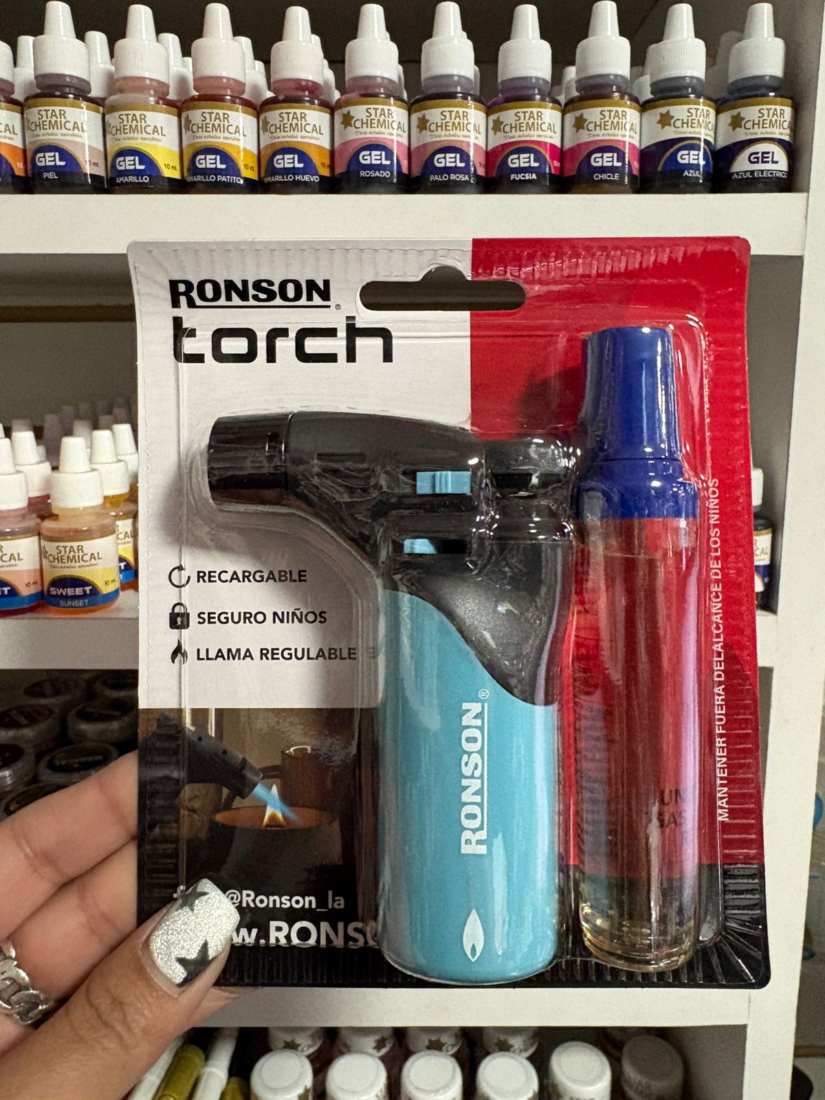 Soplete cocina ronson torch con recarga