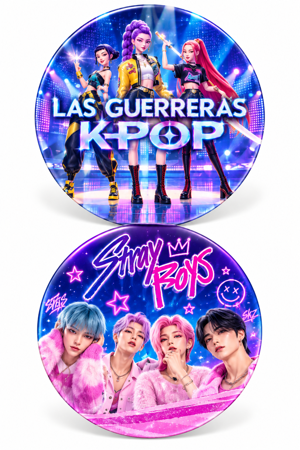 Sticker las guerras K-pop 100 un