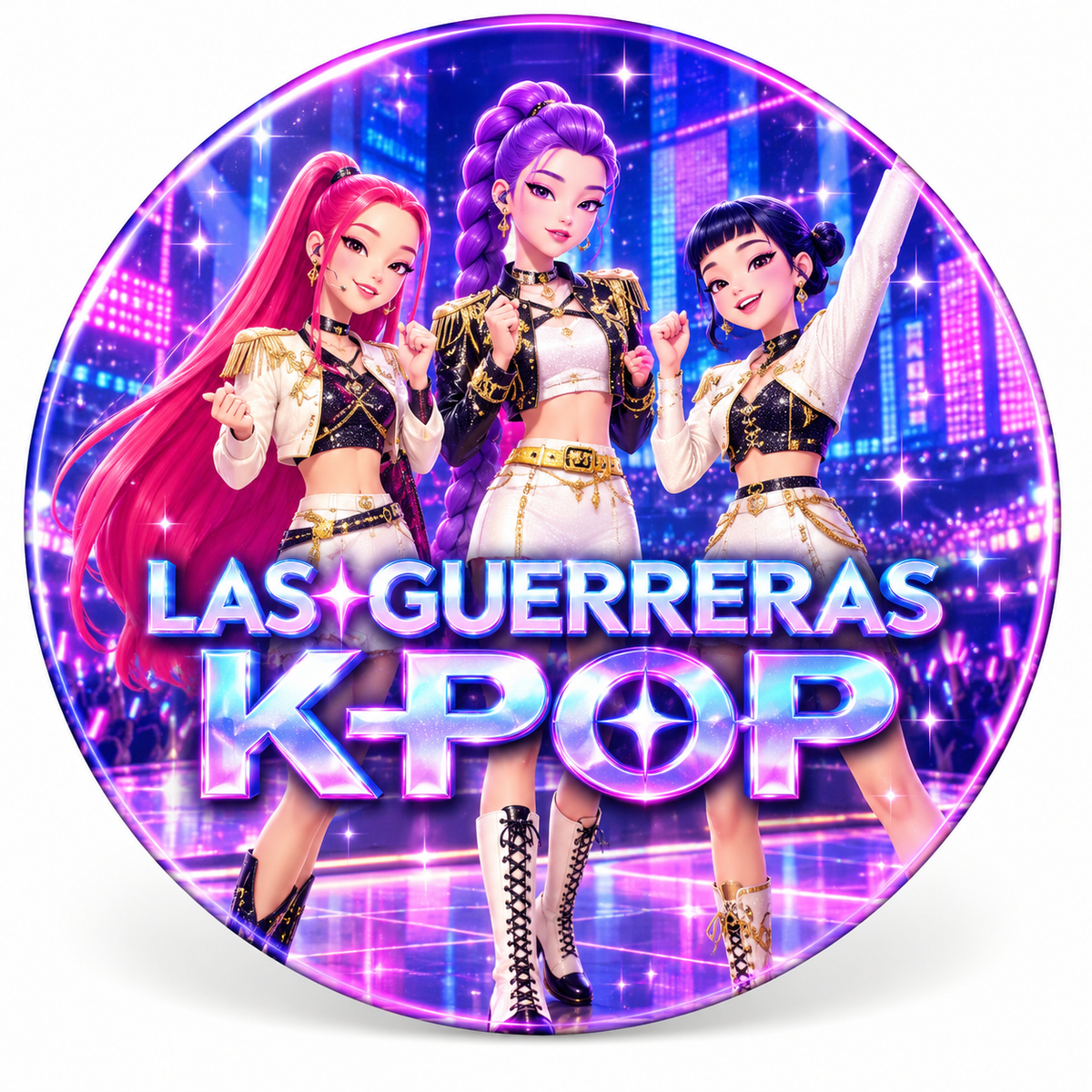 Sticker las guerras K-pop 100 un