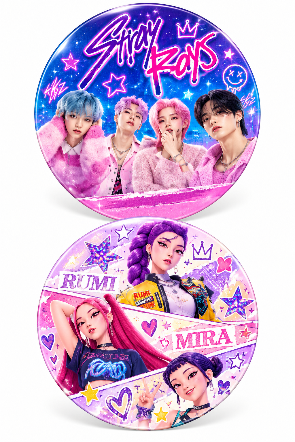 Sticker las guerras K-pop 100 un