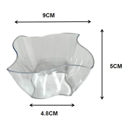 Vaso Acrilico 79x46x45mm 12 un