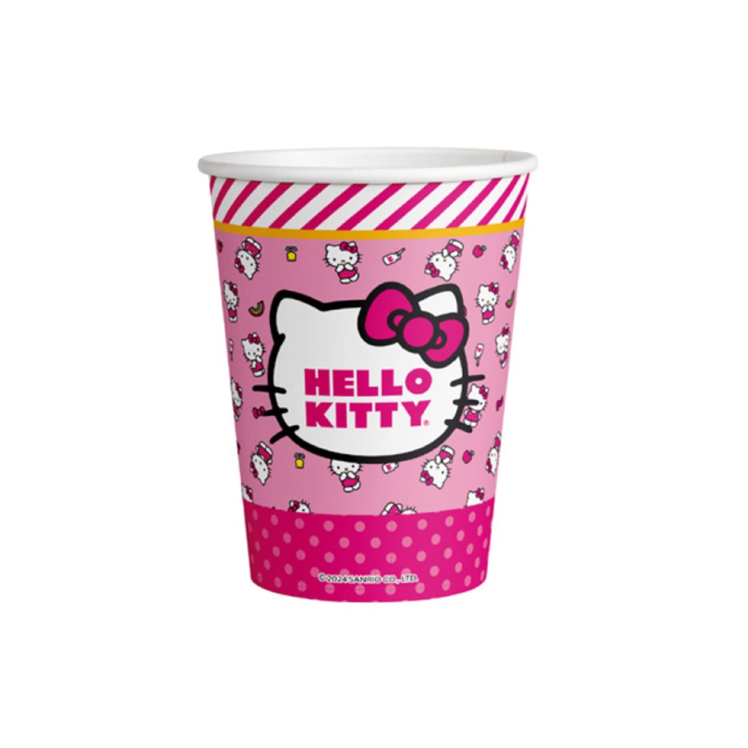 Vasos poli papel Hello Kitty 6un